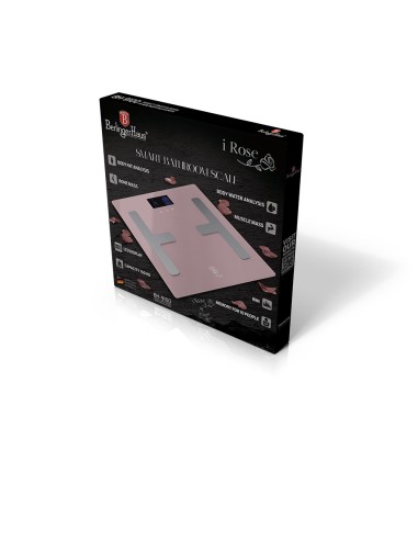 Cantar baie digital, Berlinger Haus I-ROSE, BH-9100, greutate maxima 180 kg