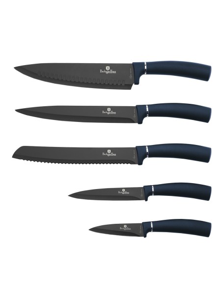 Set cutite otel inoxidabil cu stand magnetic, 6 piese, Berlinger Haus