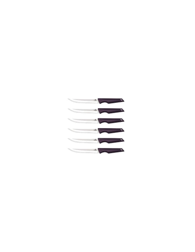 Set cutite pentru friptura, 6 piese, Purple Eclipse Collection, Berlinger Haus, BH 2789