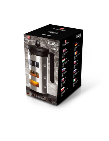Infuzor pentru ceai si cafea, 600 ml Black Silver Collection Berlinger