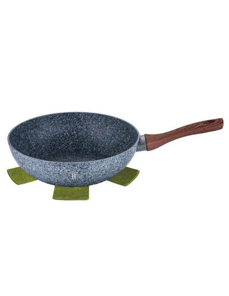 Tigaie wok, aluminiu, Berlinger Haus, Forest Line, BH 1204, gri