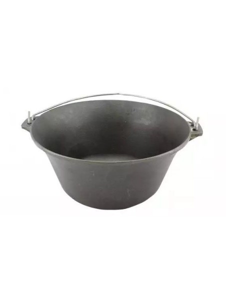 Ceaun din fonta 16 Litri, Negru | Gimihome