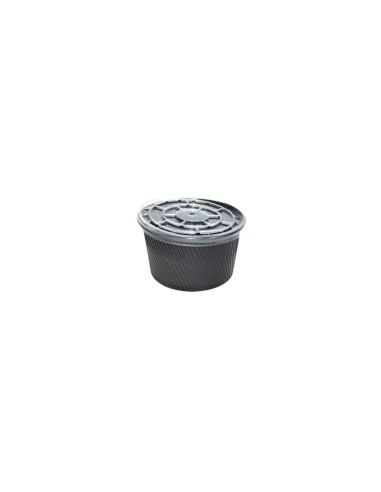 Set de 50 boluri negre de unică folosință, capacitate 500ml | Gimihome