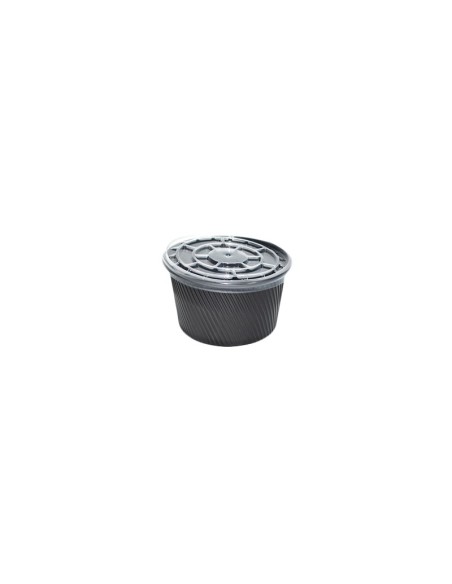 Set de 50 boluri negre de unică folosință, capacitate 500ml | Gimihome