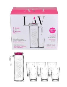 Set carafa si  6 pahare, MEVSIM S1 | Produse pentru casa