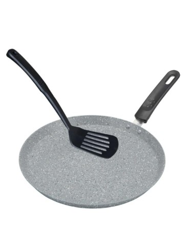 Tigaie clatite marmorata Pancake, 26 cm, cu paleta inclusa, BH 1010