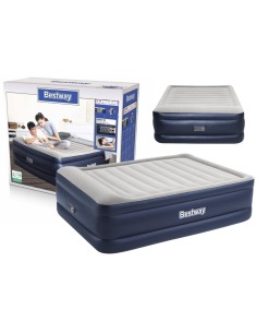 Saltea gonflabila dubla, cu pompa incorporata, Bestway air mattress