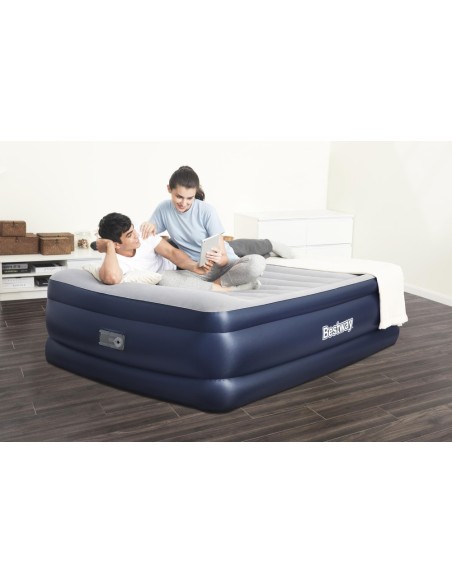 Saltea gonflabila dubla, cu pompa incorporata, Bestway air mattress