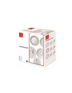 Set farfurii opal, 18 piese, Bormioli Chiaroscro | GimiHome