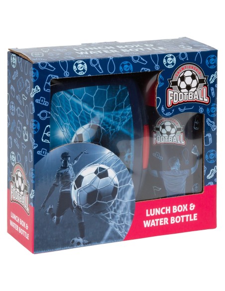 Set cutie sandwich si sticla de apa, Derform ZSBAPI19, Fotbal