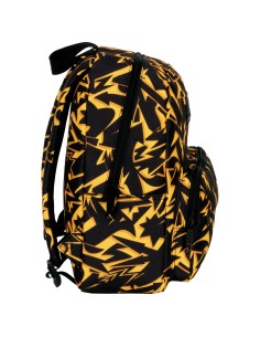 Ghiozdan Derform, colectia Action, galben cu modele, 36x27x16cm, PLB6F42 2