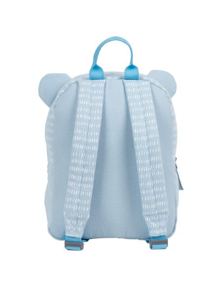Ghiozdan prescolar Derform Canvas Panda, 29x23x14cm, negru/albastru, PLC11PD