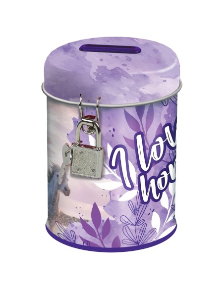 Pusculita Kidea cu lacat, motiv Cal, 11x7.5cm, SKKO25