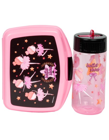 Set cutie de pranz si sticla de apa, model balerina, Kidea, ZSBABL12