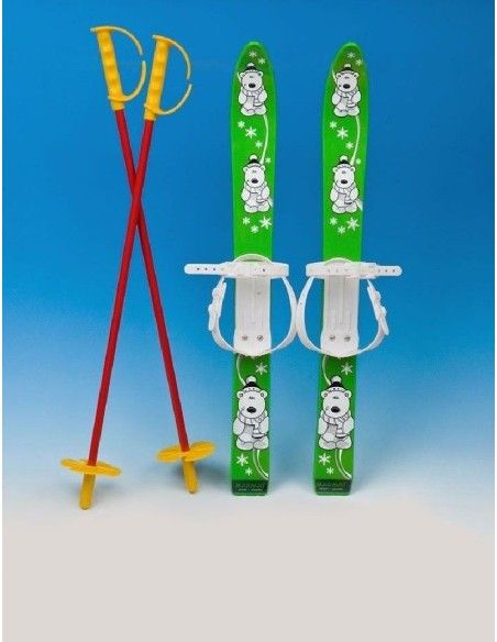 Schiuri mici pentru copii, Marmat, verde, 70 cm produse de calitate pentru copii, baieti si fete Marmat 