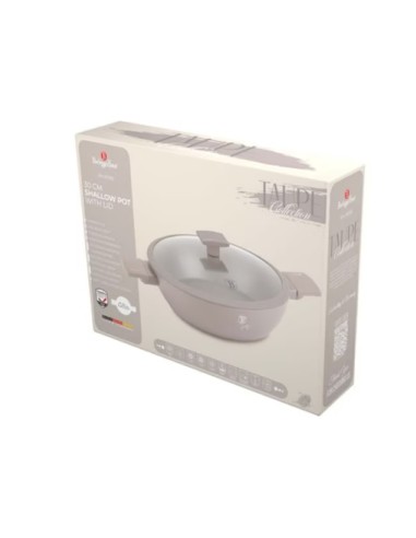 Cratita cu capac 30 cm, 4.5 litri, Berlinger Haus, Taupe Collection, BH/8099
