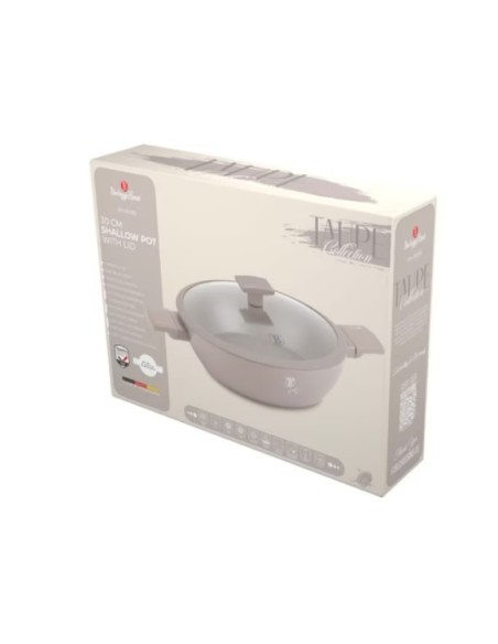 Cratita cu capac 30 cm, 4.5 litri, Berlinger Haus, Taupe Collection, BH/8099