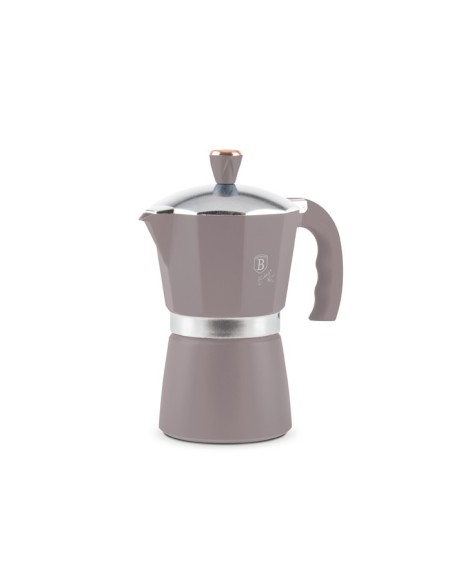 Expressor pentru aragaz, cafetiera pentru 9 persoane, BerlingerHaus, Taupe Collection, BH 8570