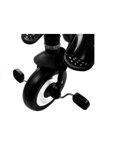 Tricicleta cu pedale pentru copii, cu copertina mov, LeanToys, 3808 produse de calitate pentru copii, baieti si fete LeanToys 