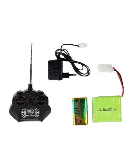 Tanc RC de jucarie, cu telecomanda pentru copii, 1:28, Verde, LeanToys, 4819 produse de calitate pentru copii, baieti si fete Le